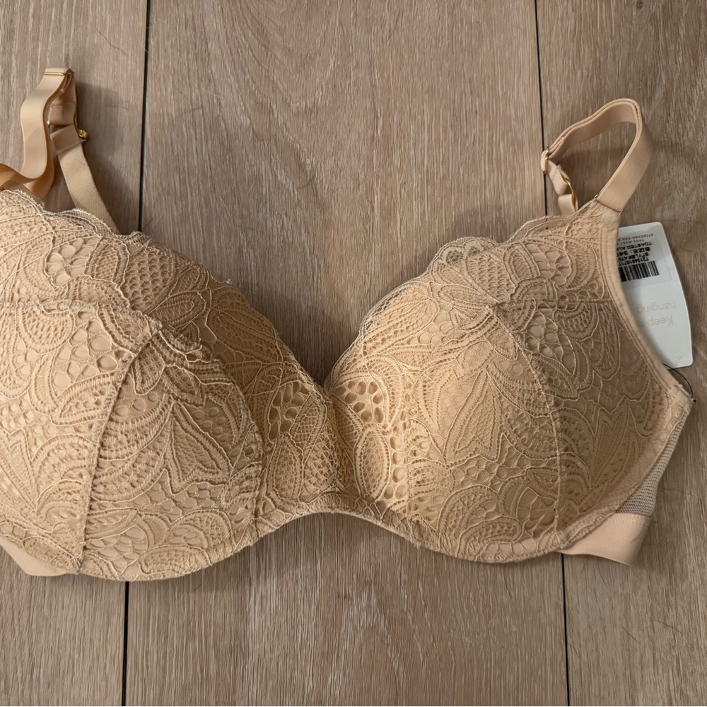 Lace Beige Bra